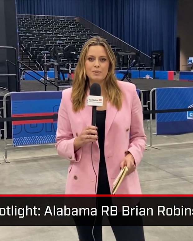 030422-NFL Combine Spotlight Alabama RB Brian Robinson